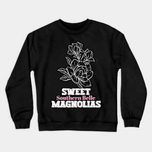 Cropped Shirt Sweet Magnolia Crewneck Sweatshirt